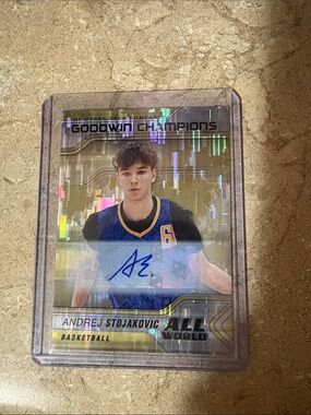 Panini Goodwin Champions Basketball Card - Blue, Gold, Black
